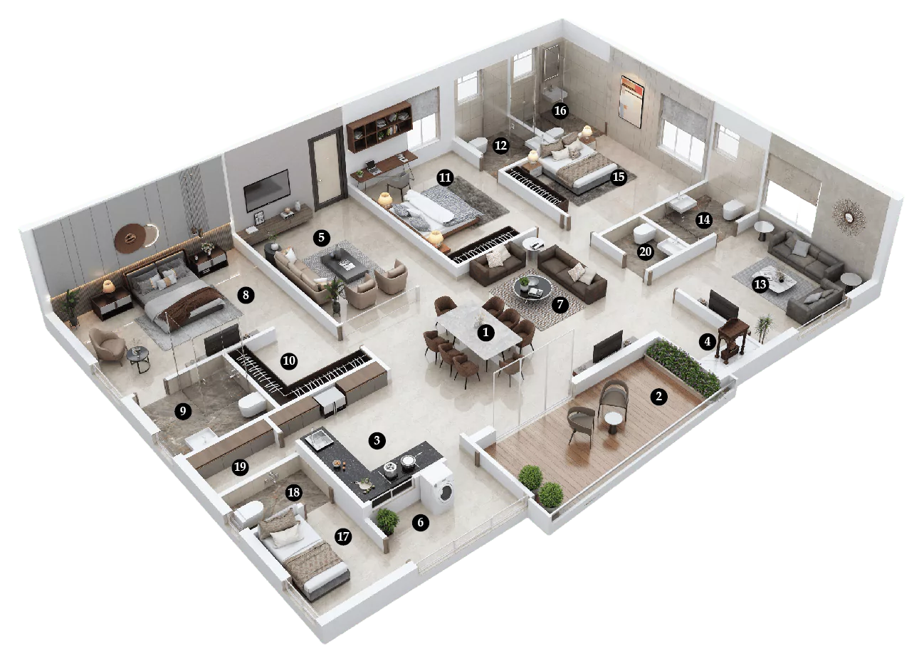 Flat No: 2