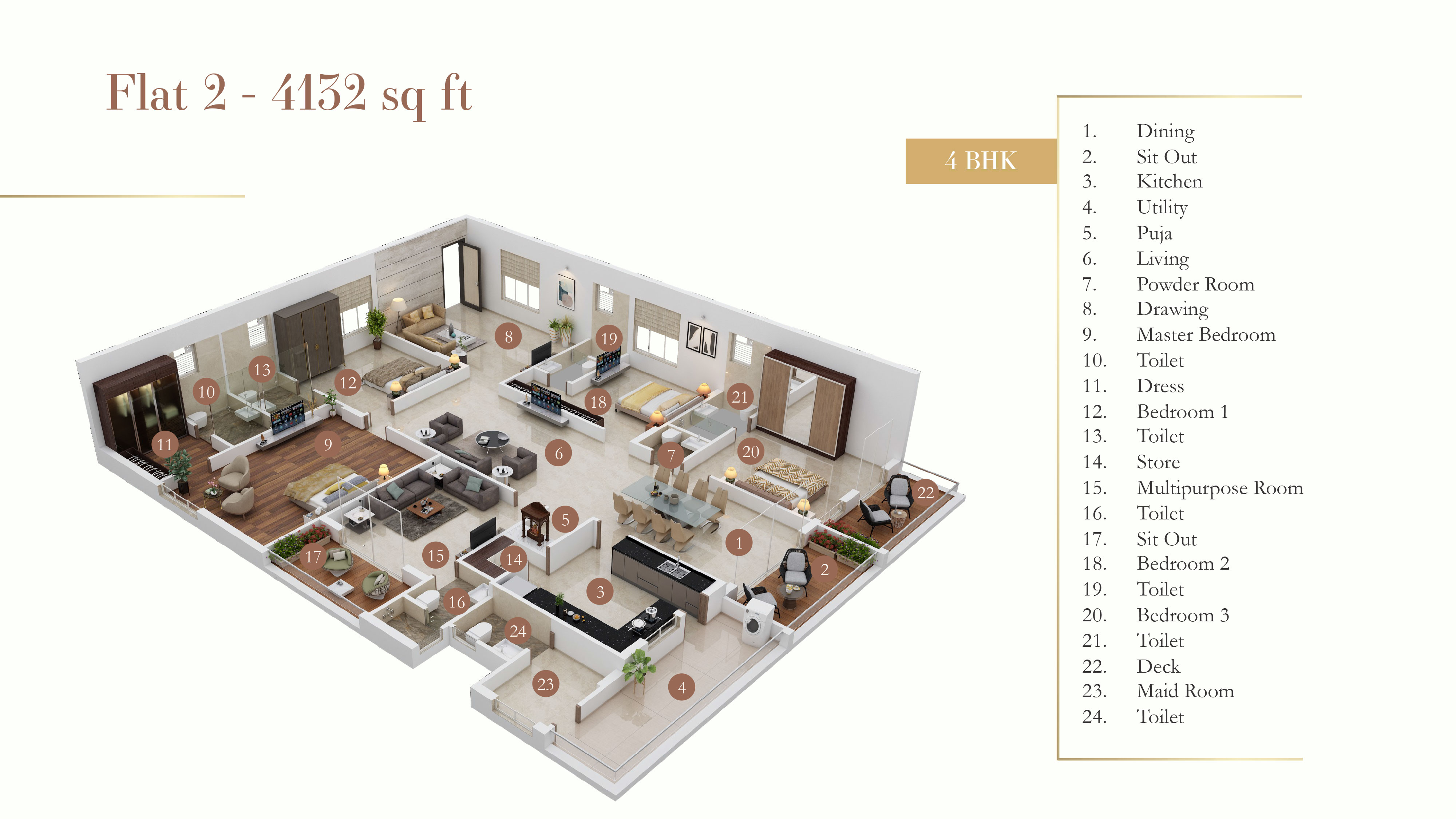 One East Flat No 2