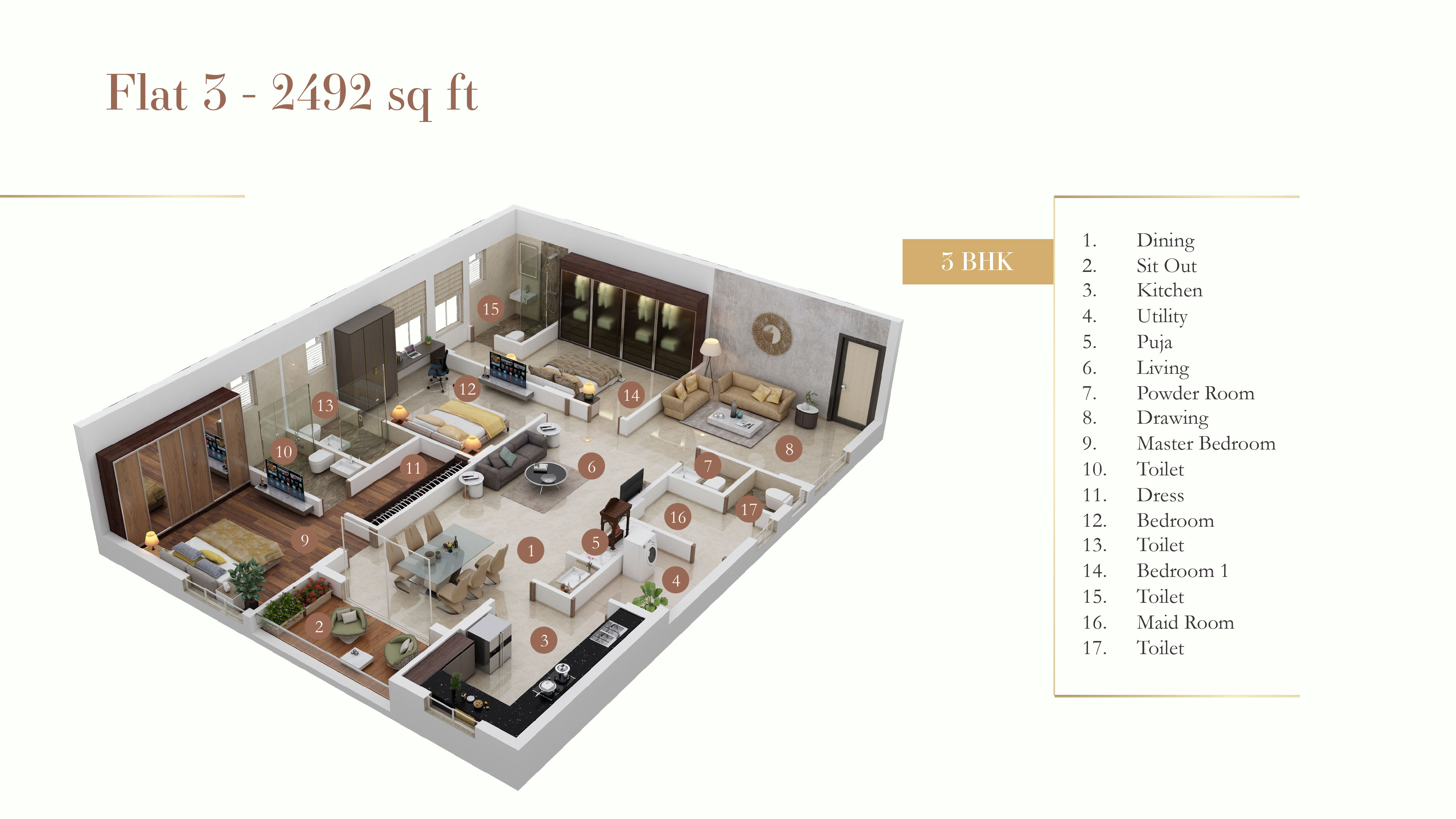 One East Flat No 3