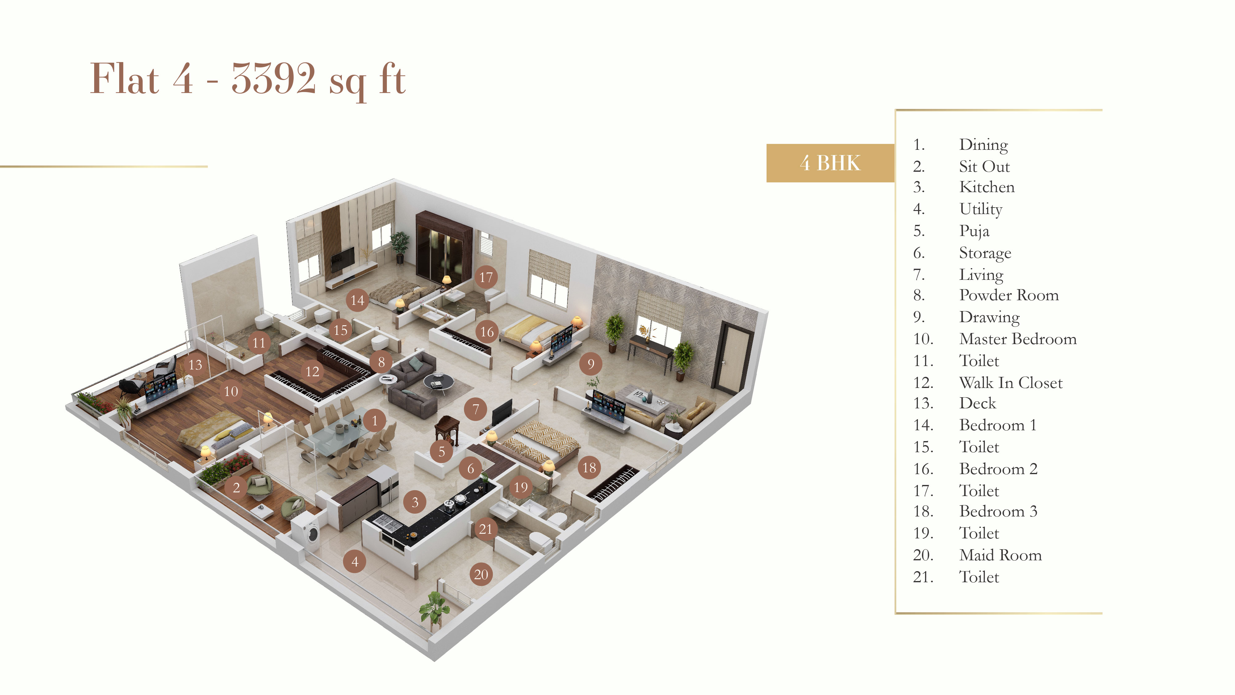 One East Flat No 4