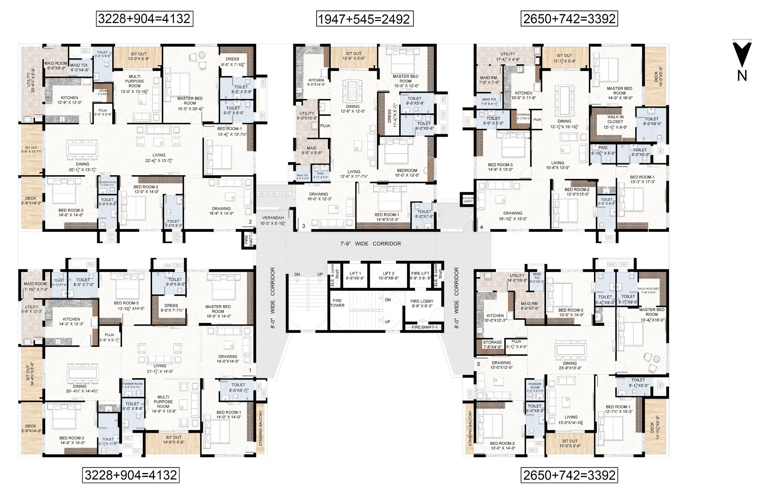 One East Floor Plan